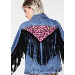 Jackets & Coats - Roarin' Rockstar Denim Jacket Jackets & Coats - Roarin' Rockstar Denim Jacket